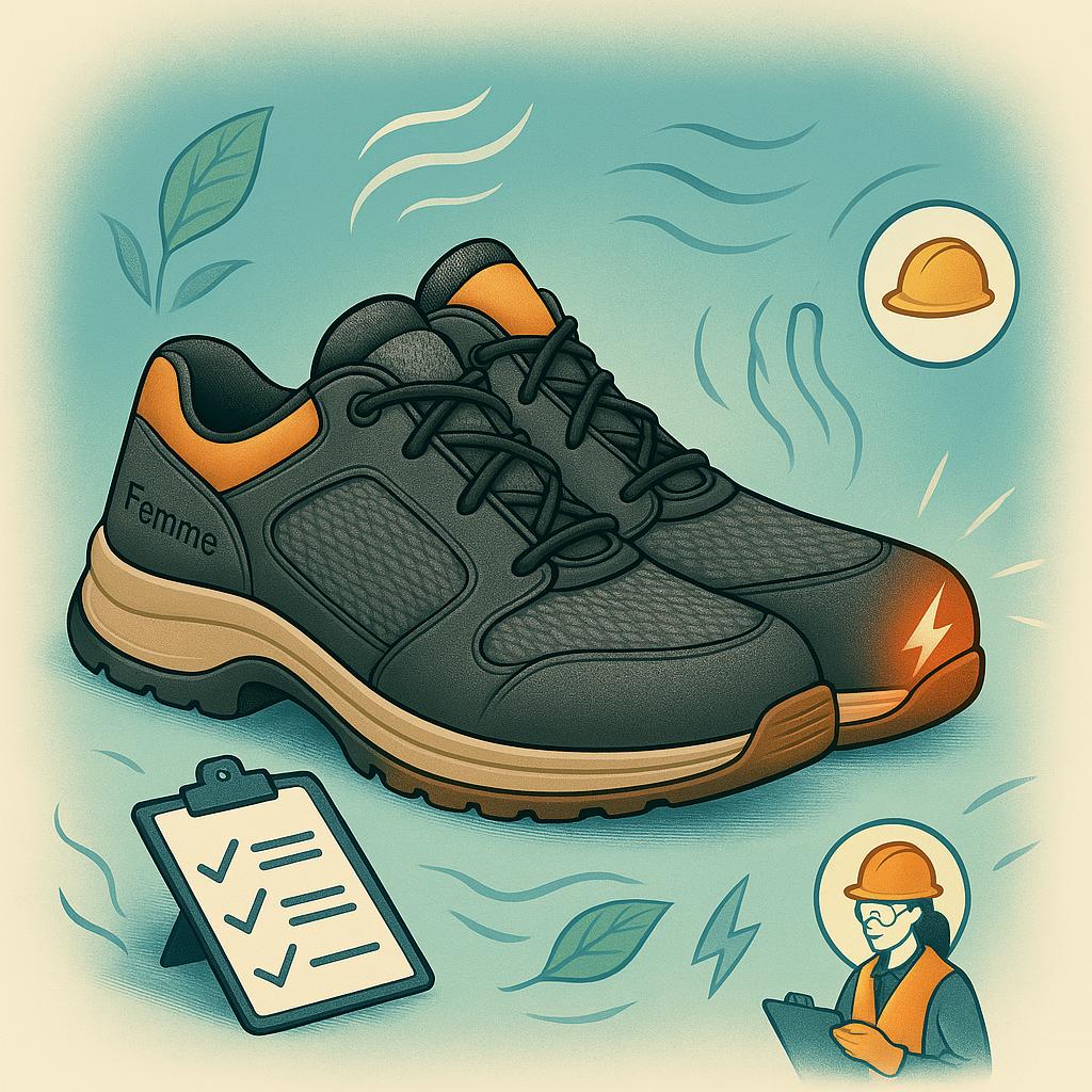 Chaussures de sécurité femme pour pieds sensibles : que porter en cas de douleurs ? Chaussures de sécurité femme pour pieds sensibles : que porter en cas de douleurs ?